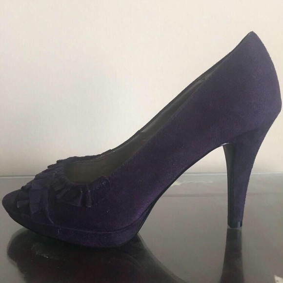Payless Ruffle Peep-Toe Pumps - Picture 2 of 5